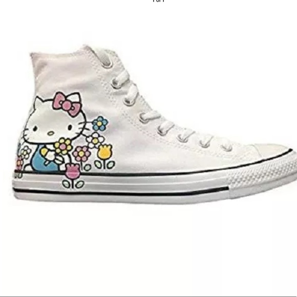Converse Shoes - Converse Hello Kitty White Tennis Shoes 👟